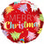 Mayflower Distributing BALLOONS E001 18" Christmas Tree Red Foil Balloon