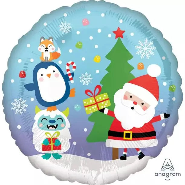 Mayflower Distributing BALLOONS E003 17&quot; Holiday Fun Foil Balloon