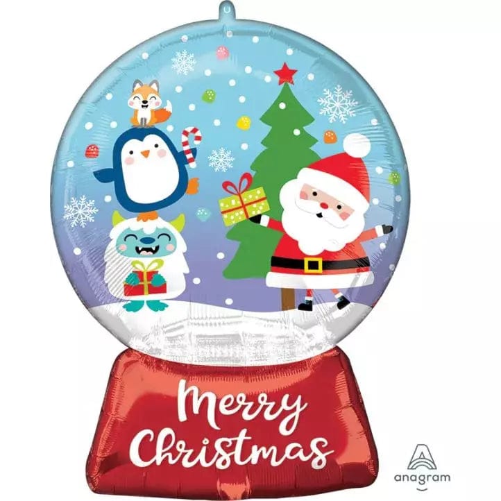 Mayflower Distributing BALLOONS E003 27" Christmas Snow Globe