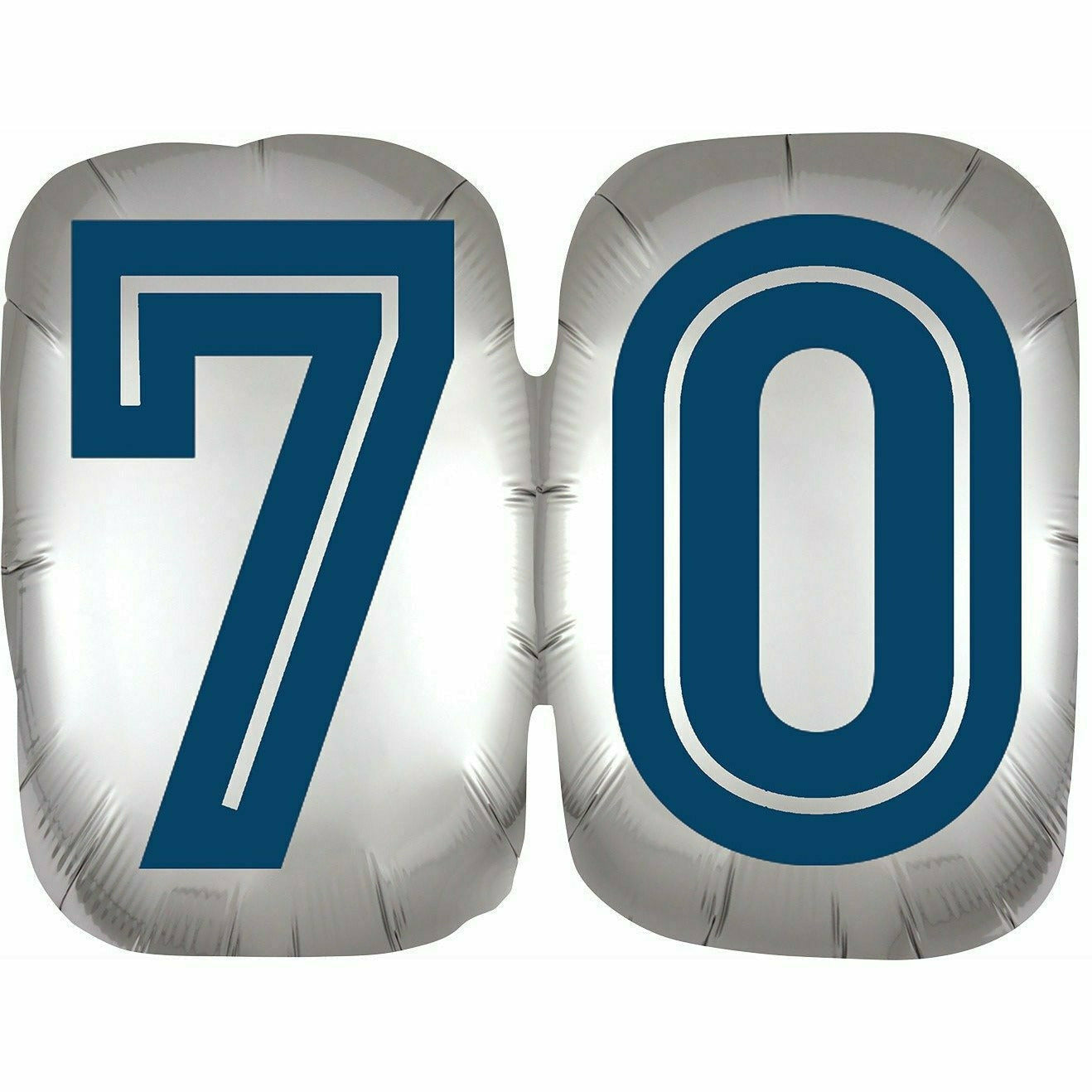 Mayflower Distributing BALLOONS F005 25" Happy Birthday 70th Man Jumbo Foil