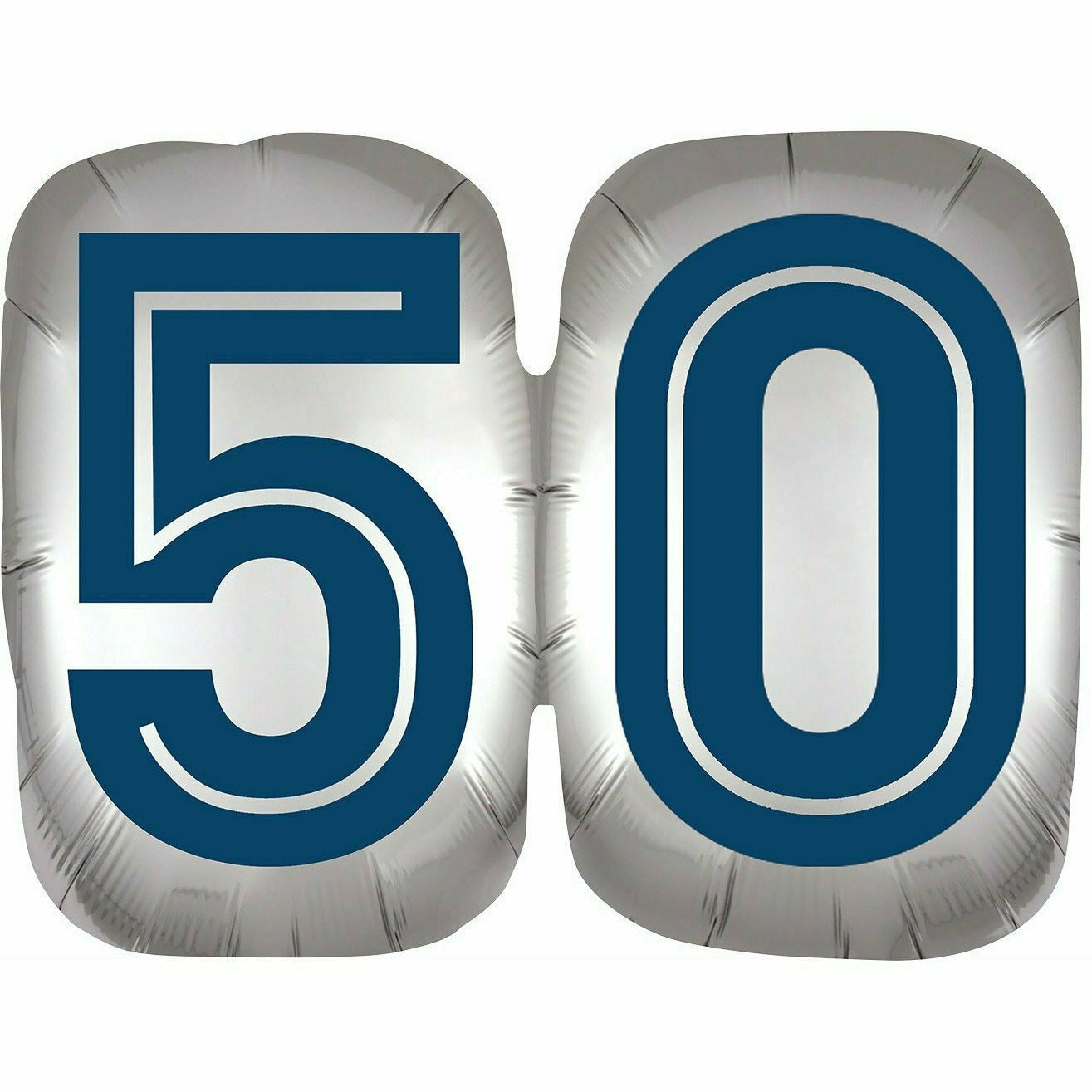 Mayflower Distributing BALLOONS F006 25" Happy Birthday 50th Man Jumbo Foil