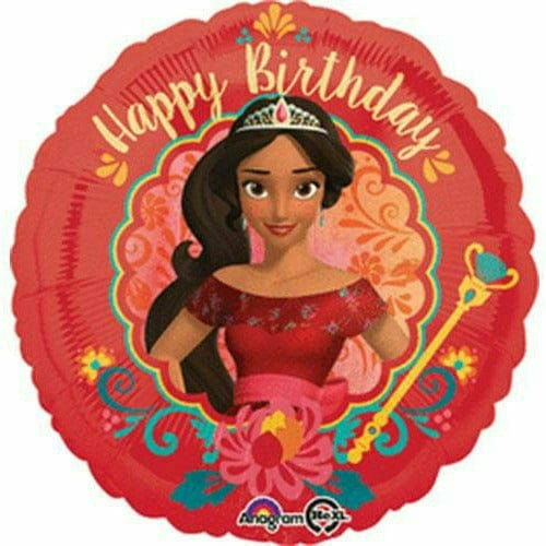 Mayflower Distributing BALLOONS G004 Elena of Avalor Happy Birthday 18&quot; Mylar Balloon