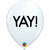 Mayflower Distributing BALLOONS Helium Filled Simply Yay Latex Balloon 1ct, 11"
