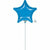 Mayflower Distributing Blue Foil Star Balloon On A Stick