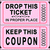 Mayflower Distributing CONCESSIONS Pink Double Roll Raffle Tickets 2000ct