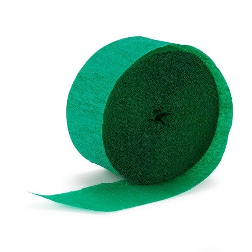 Mayflower Distributing DECORATIONS Holiday Green Crepe Paper Party Streamer