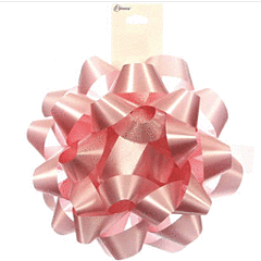 Mayflower Distributing DECORATIONS Iridescent Bow - Pink