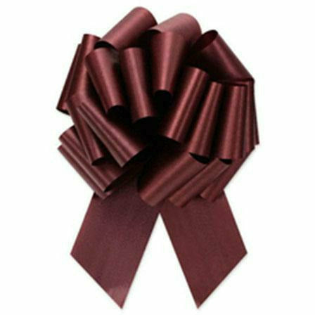 Mayflower Distributing GIFT WRAP Burgundy Pull Bow 8in