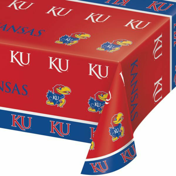 Mayflower Distributing THEME: SPORTS Kansas University Plastic Table Cover