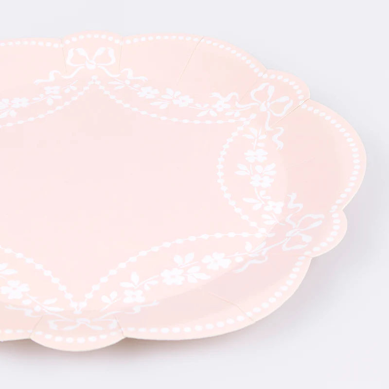 Rococo Pink Dinner Plates
