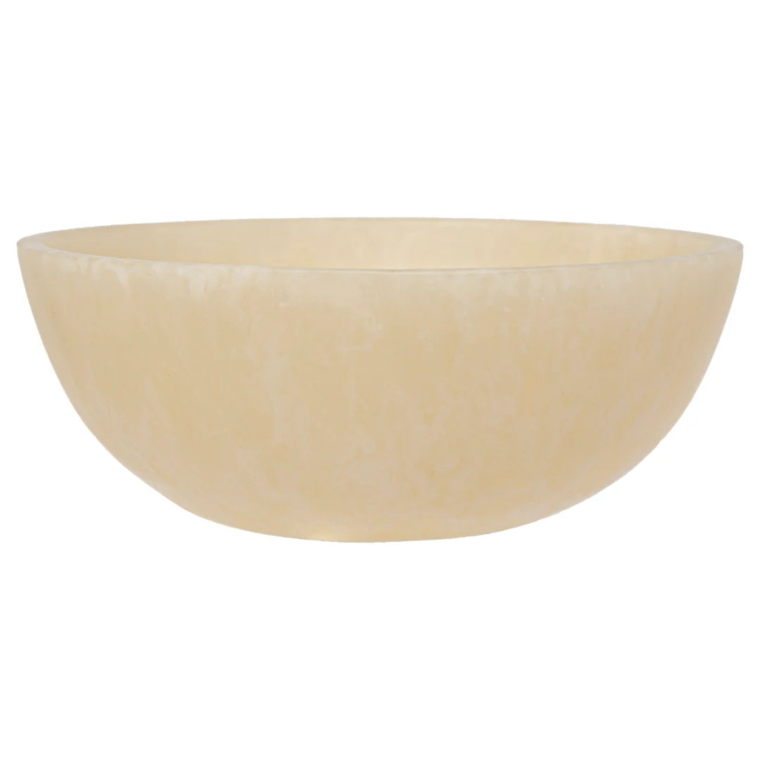 Cream Resin Bowl - Small