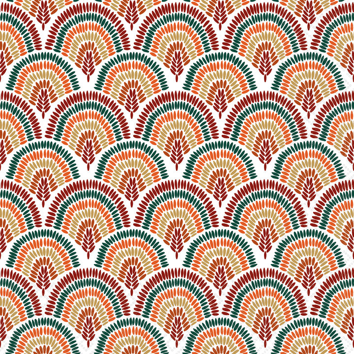 Rainbow Autumn Lunch Napkin