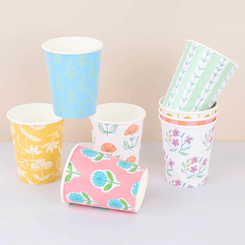 Flora Paper Party Cups