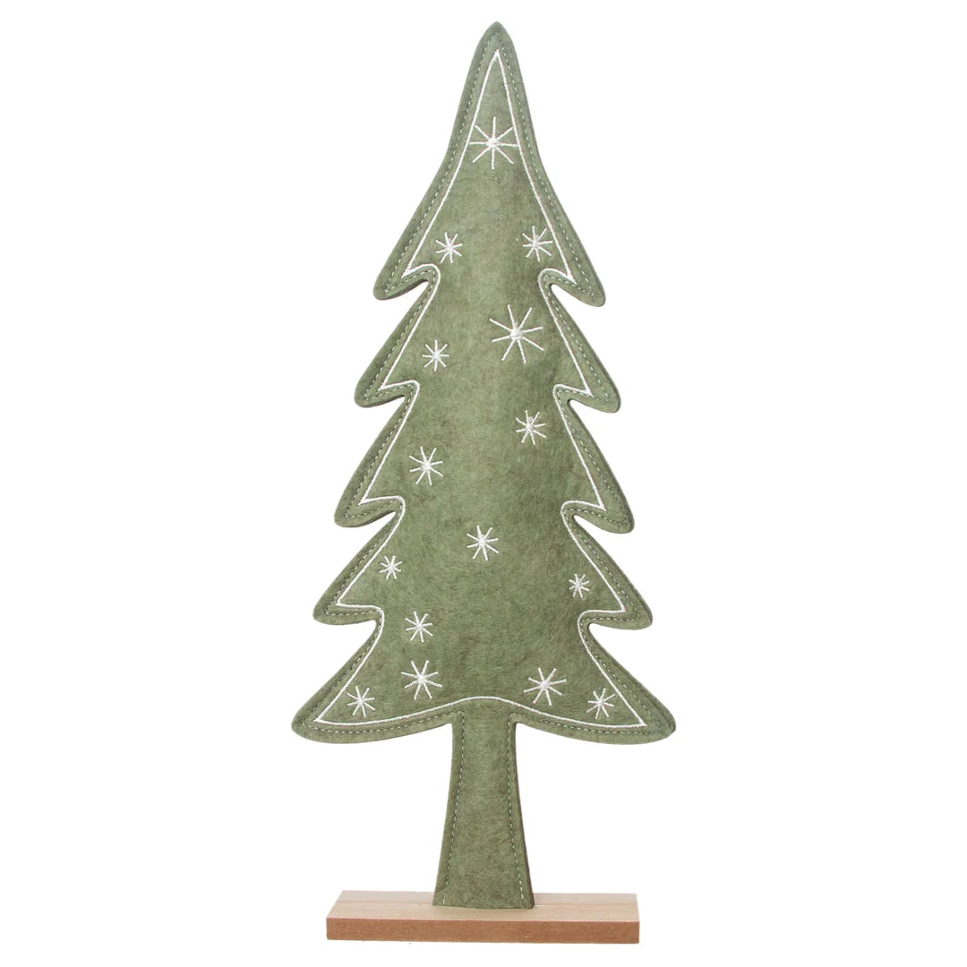 Felted Tree With Stars