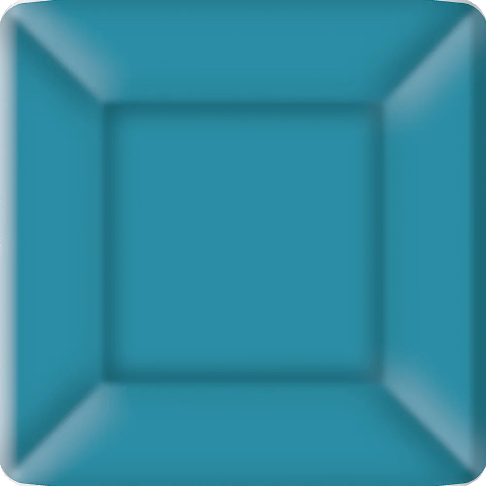 Classic Square Dessert Plate - On Ice