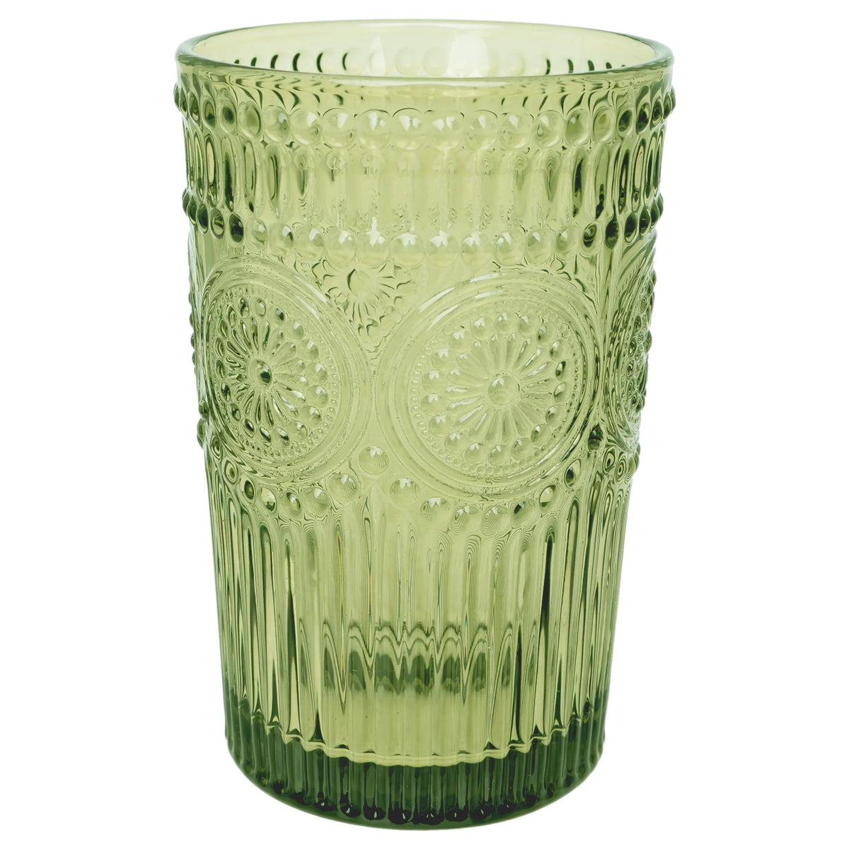 Olive Drinking Glass