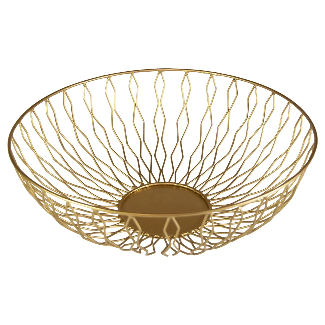 Modern Gold Geometric Bowl