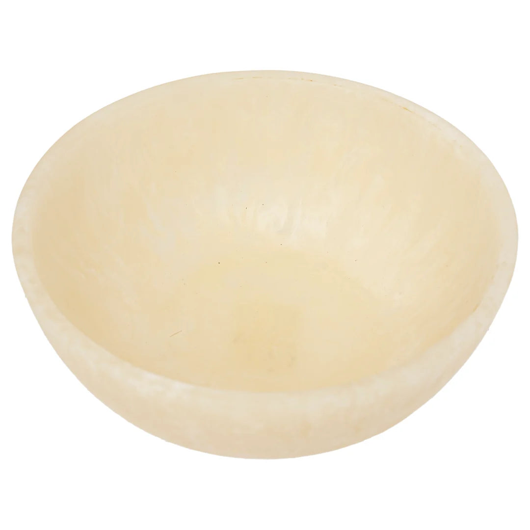 Cream Resin Bowl - Small