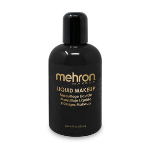 Mehron COSTUMES: MAKE-UP Black Liquid Makeup - 4.5 oz