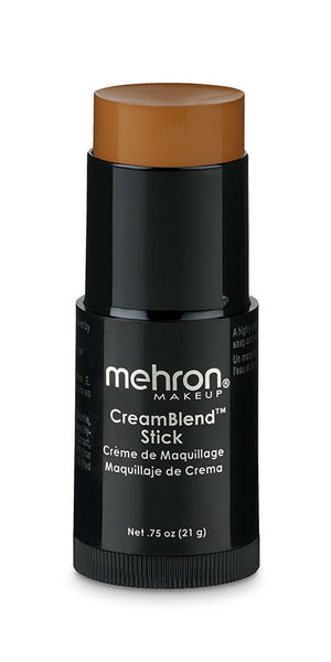 Mehron COSTUMES: MAKE-UP Dark 0 CreamBlend Stick