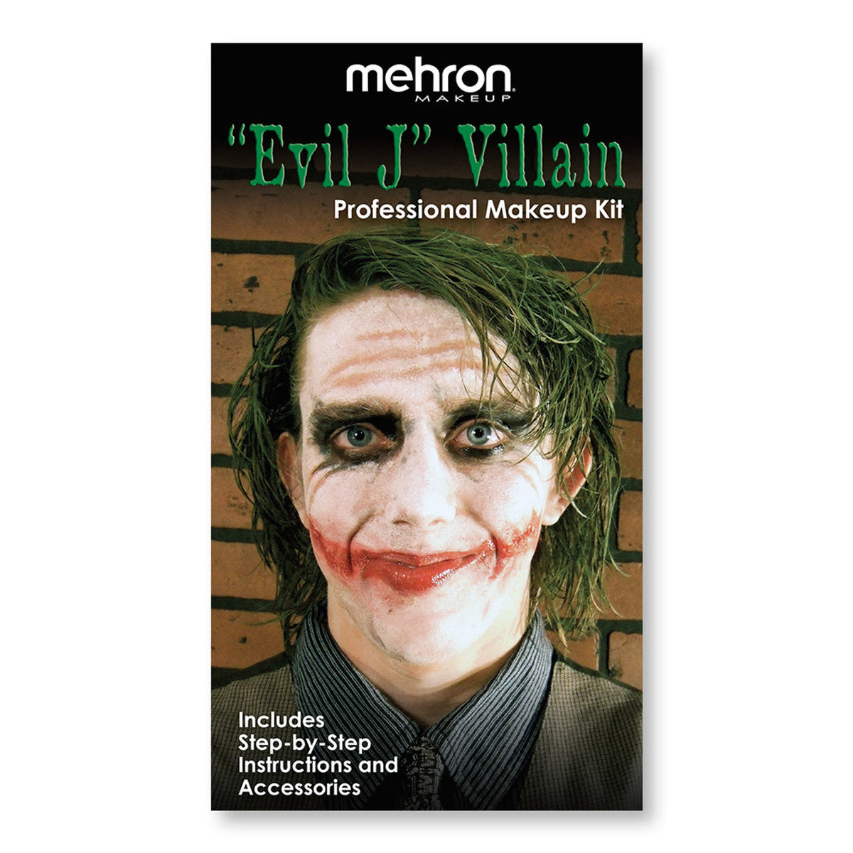 Mehron COSTUMES: MAKE-UP Evil &quot;J&quot; - Character Makeup Kit