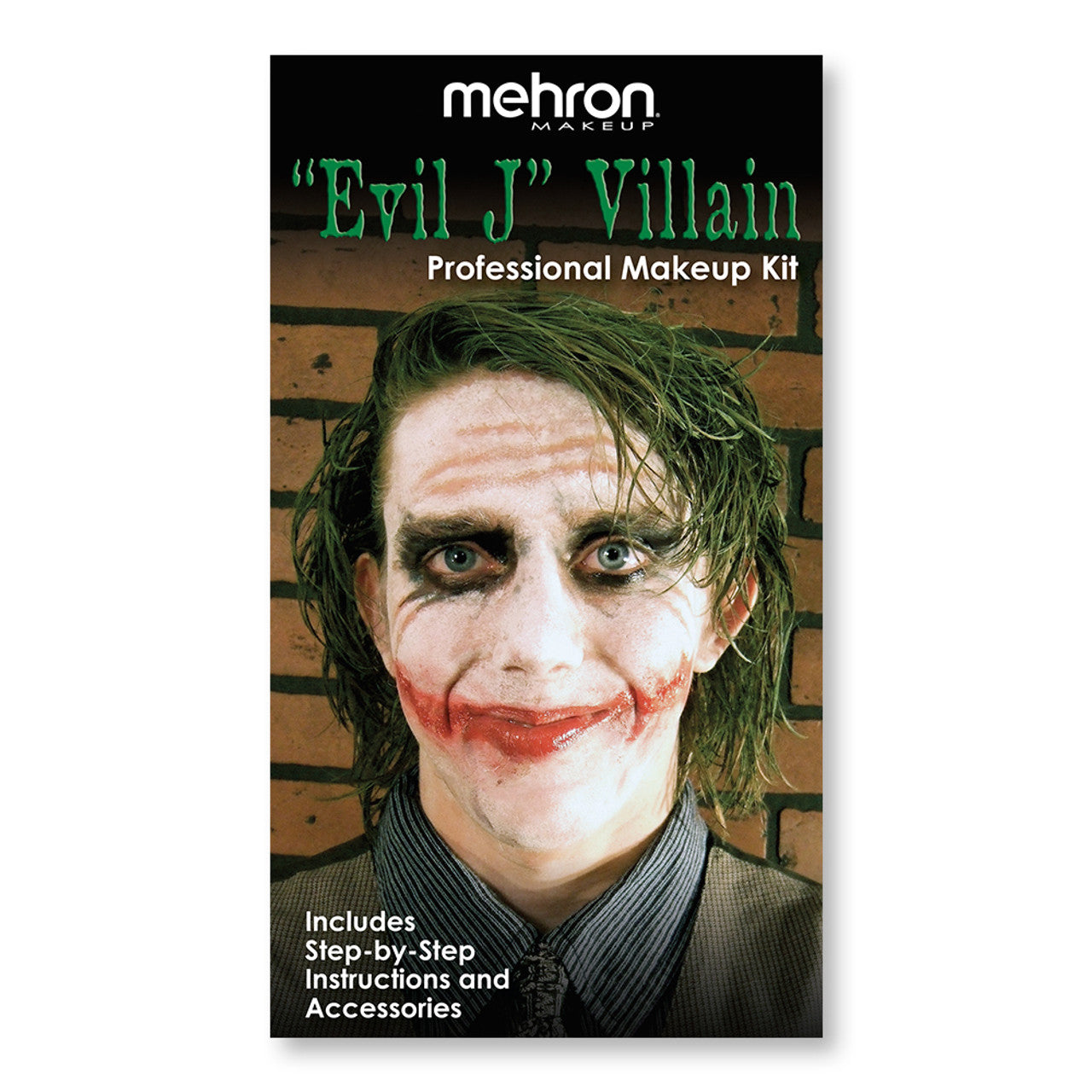 Mehron COSTUMES: MAKE-UP Evil "J" - Character Makeup Kit