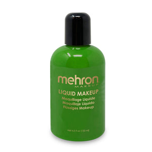 Mehron COSTUMES: MAKE-UP Green Liquid Makeup - 4.5 oz