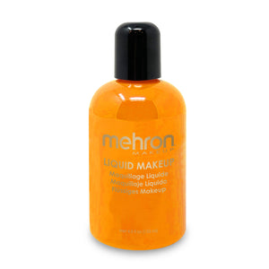 Mehron COSTUMES: MAKE-UP Orange Liquid Makeup - 4.5 oz