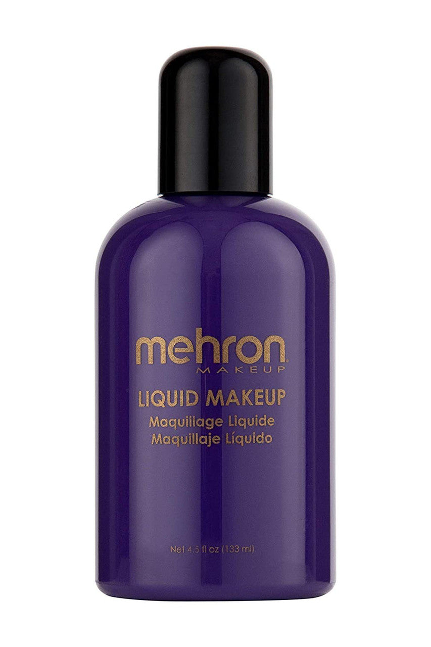 Mehron COSTUMES: MAKE-UP Purple Liquid Makeup - 4.5 oz