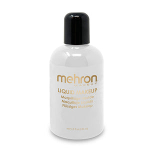 Mehron COSTUMES: MAKE-UP White Liquid Makeup - 4.5 oz