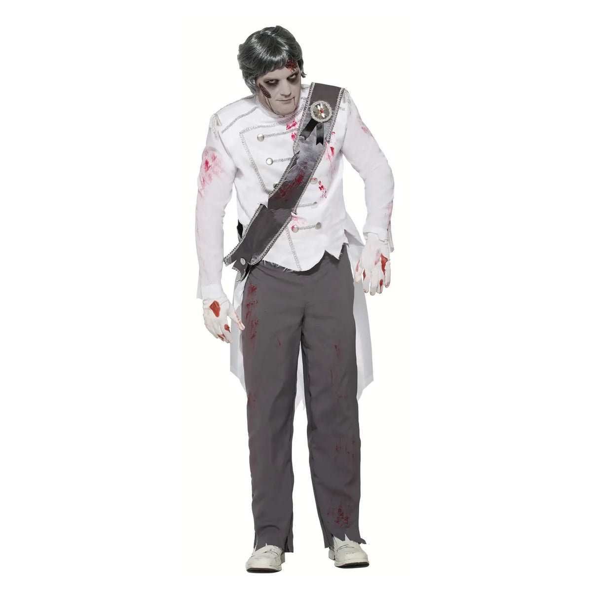 Mens Zombie Never After Prince Costume