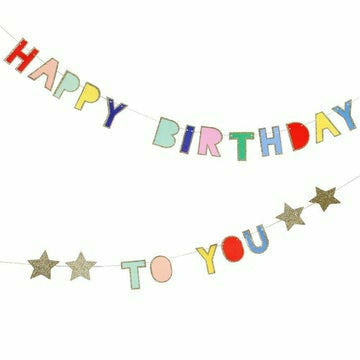 Meri Meri BIRTHDAY Happy Birthday To You Mini Garland