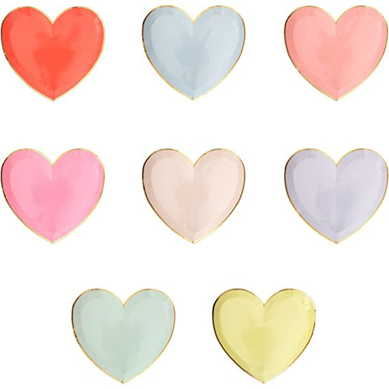 Meri Meri BOUTIQUE Meri Meri Party Palette Heart Small Plates