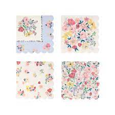 Meri Meri BOUTIQUE NAPKINS English Garden Large Napkins (x 16)