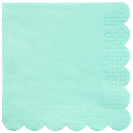 Meri Meri BOUTIQUE NAPKINS Mint Large Napkins