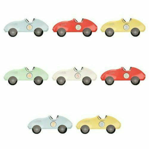 Meri Meri BOUTIQUE NAPKINS Race Car Plates