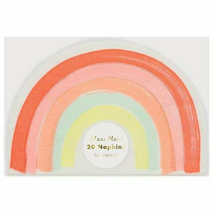 Meri Meri BOUTIQUE NAPKINS Rainbow Napkins