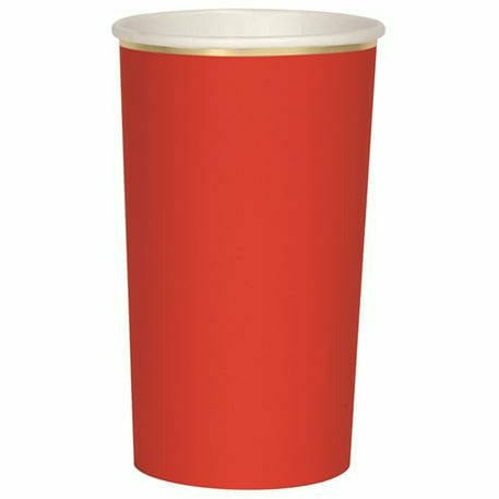 Meri Meri BOUTIQUE NAPKINS Red Highball Cups