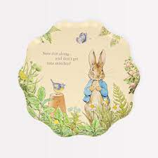 Meri Meri BOUTIQUE Peter Rabbit In The Garden Side Plates (x 8)