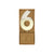 Meri Meri CANDLES Gold Dipped Number Candles 0-9 (6)