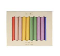 Meri Meri CANDLES Rainbow Table Candles (x 12)