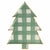 Meri Meri HOLIDAY: CHRISTMAS Gingham Tree Plates