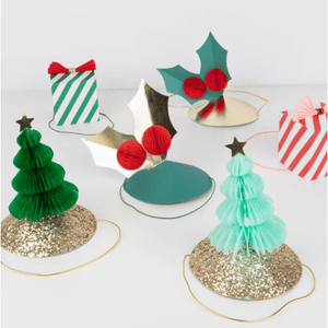 Meri Meri HOLIDAY: CHRISTMAS Mixed Christmas Party Hats