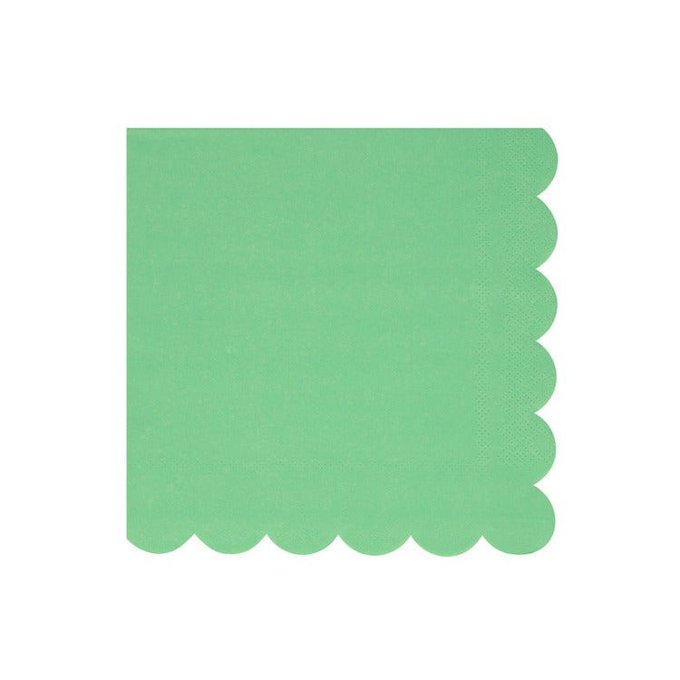 Emerald Green Large Napkins (x 16)