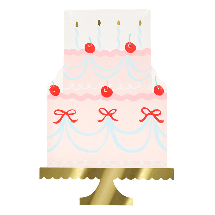 Fancy Cake Plates (x 8)
