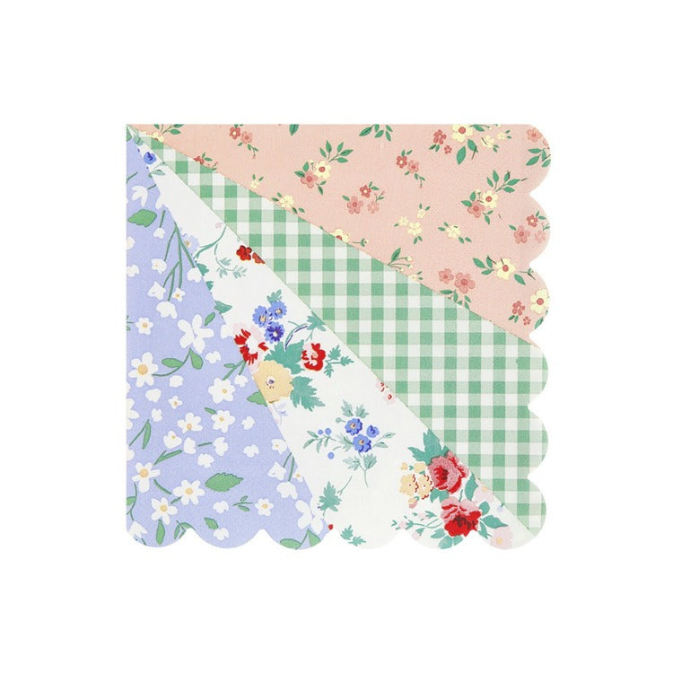 Patchwork Large Napkins (x 16)