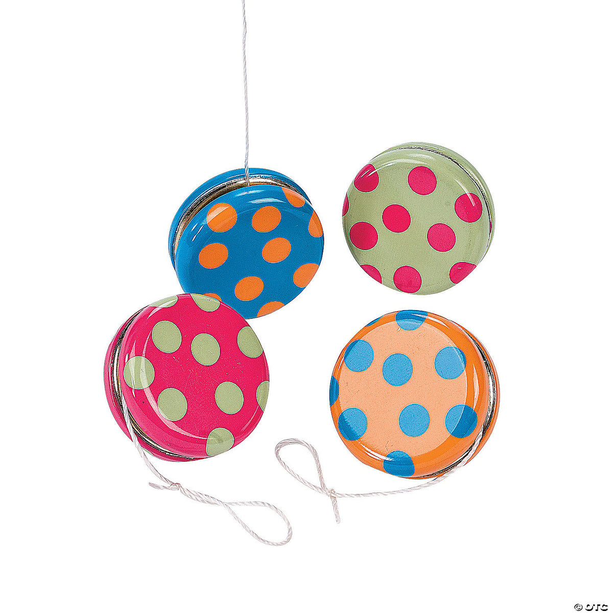 Mega Bright Polka Dot YoYo's