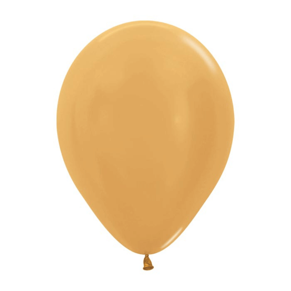 Metallic Gold Latex Balloon 100ct, 5"