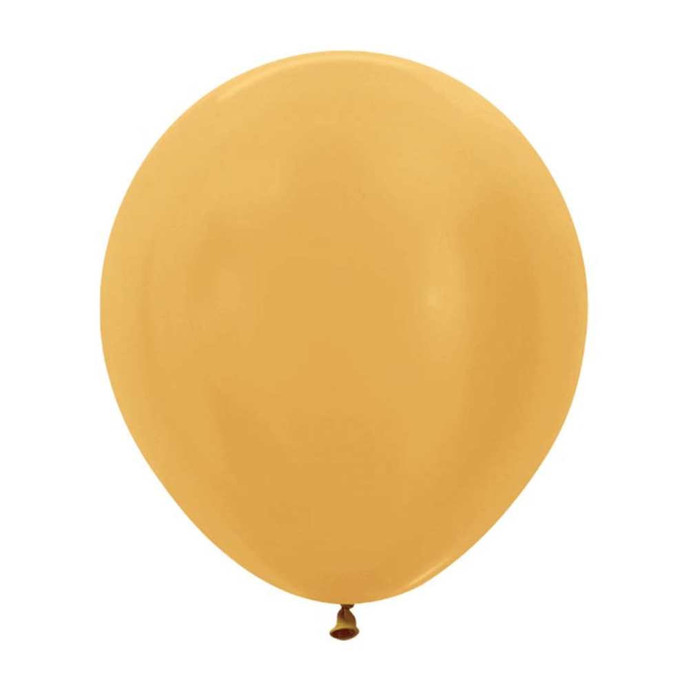 Metallic Gold Latex Balloon 25ct, 18" 