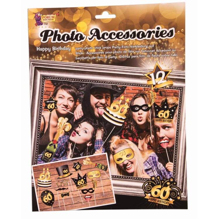 Milestone Photo Booth Accessories-&quot;60&quot;